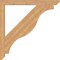 Ekena Millwork Funston Slat Smooth Bracket, Western Red Cedar, 3 1/2"W x 44"D x 44"H BKT04X44X44FST06SWR - alternate 3